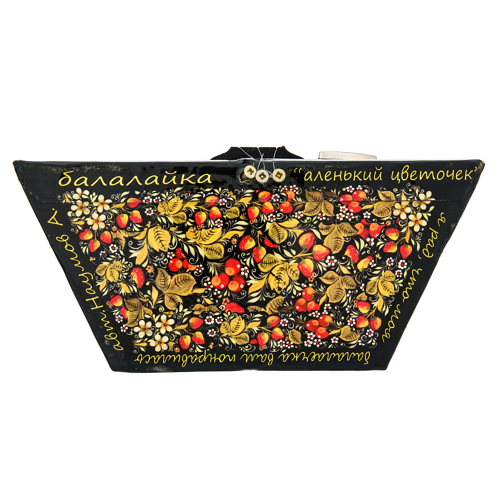 Балалайка сувенирная с росписью «Аленький цветочек» - интернет магазин Русь Велика я фото 4