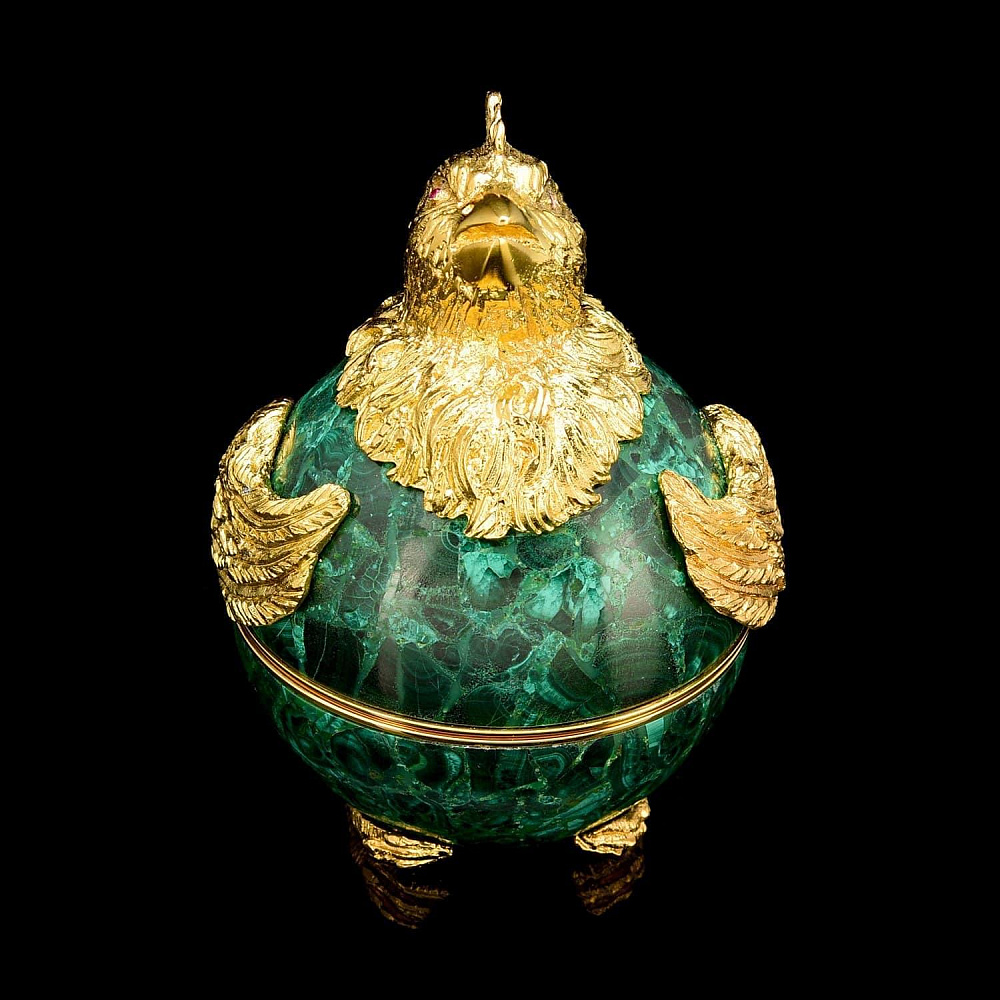 Шкатулка из камня «Цыпленок» пасхальная - интернет магазин Русь Велика я фото 2