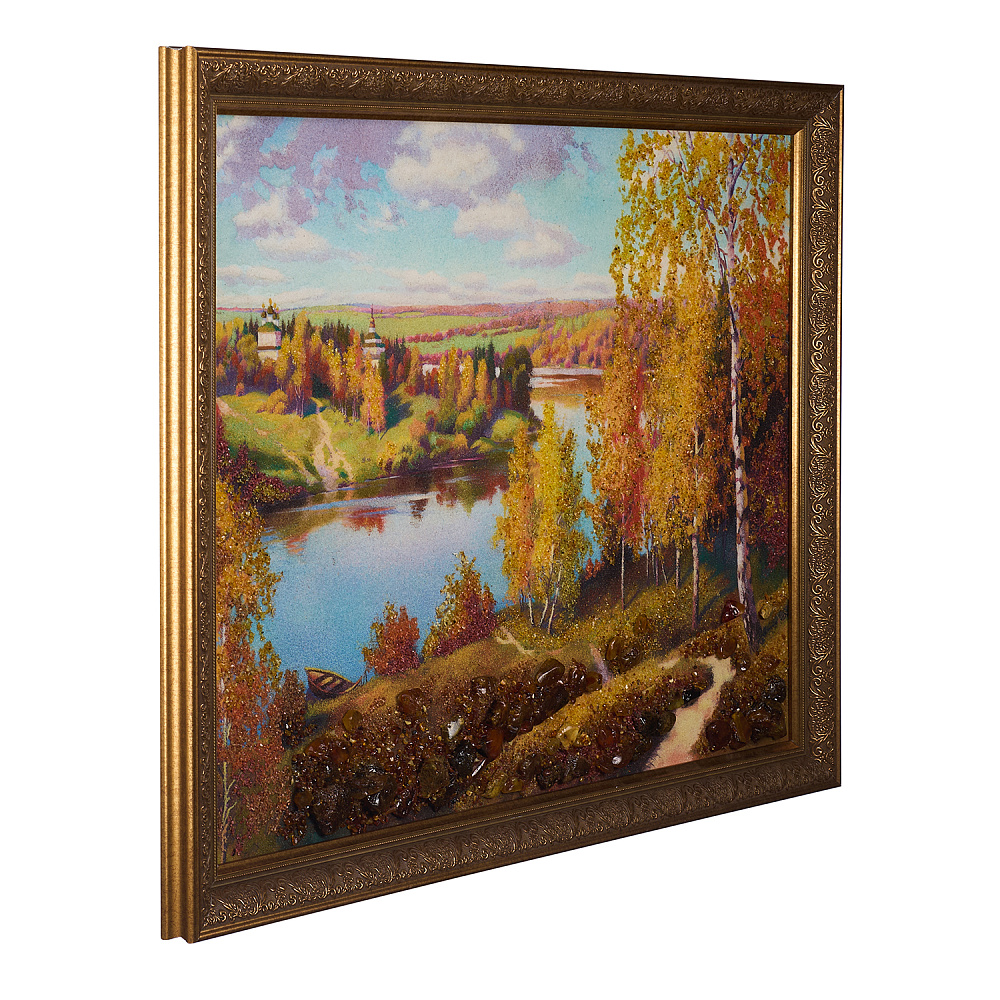 Картина янтарная «Ясный день» 60х80 см - интернет магазин Русь Велика я фото 4