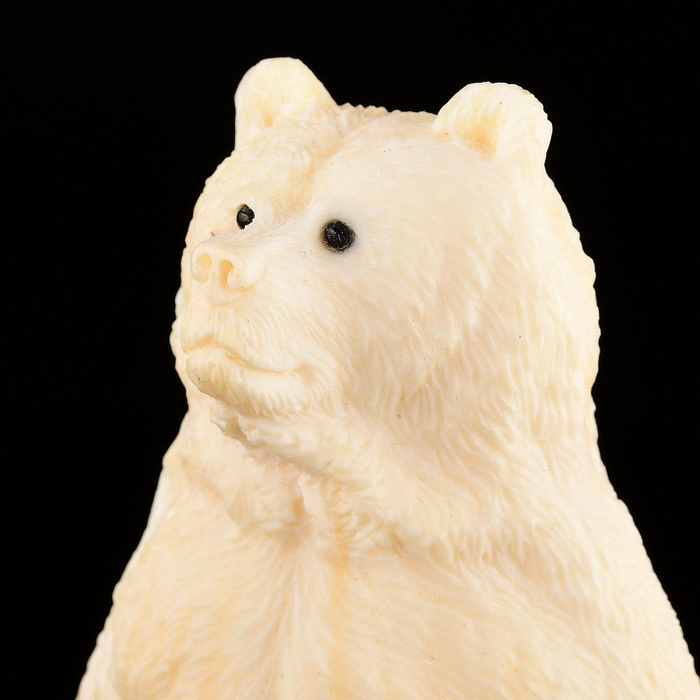 Скульптура из кости Кадьяк (Гризли) - интернет магазин Русь Велика я фото 4