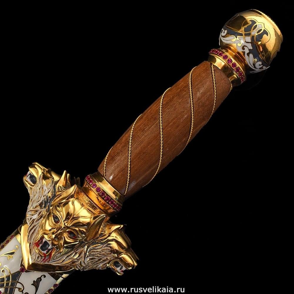 Кинжал сувенирный украшенный. Златоуст - интернет магазин Русь Велика я фото 6