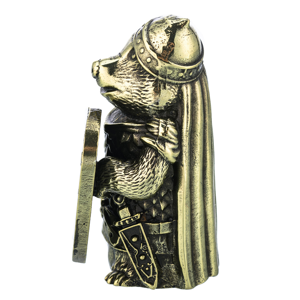 Бронзовый колокольчик «Медведь» - интернет магазин Русь Велика я фото 1