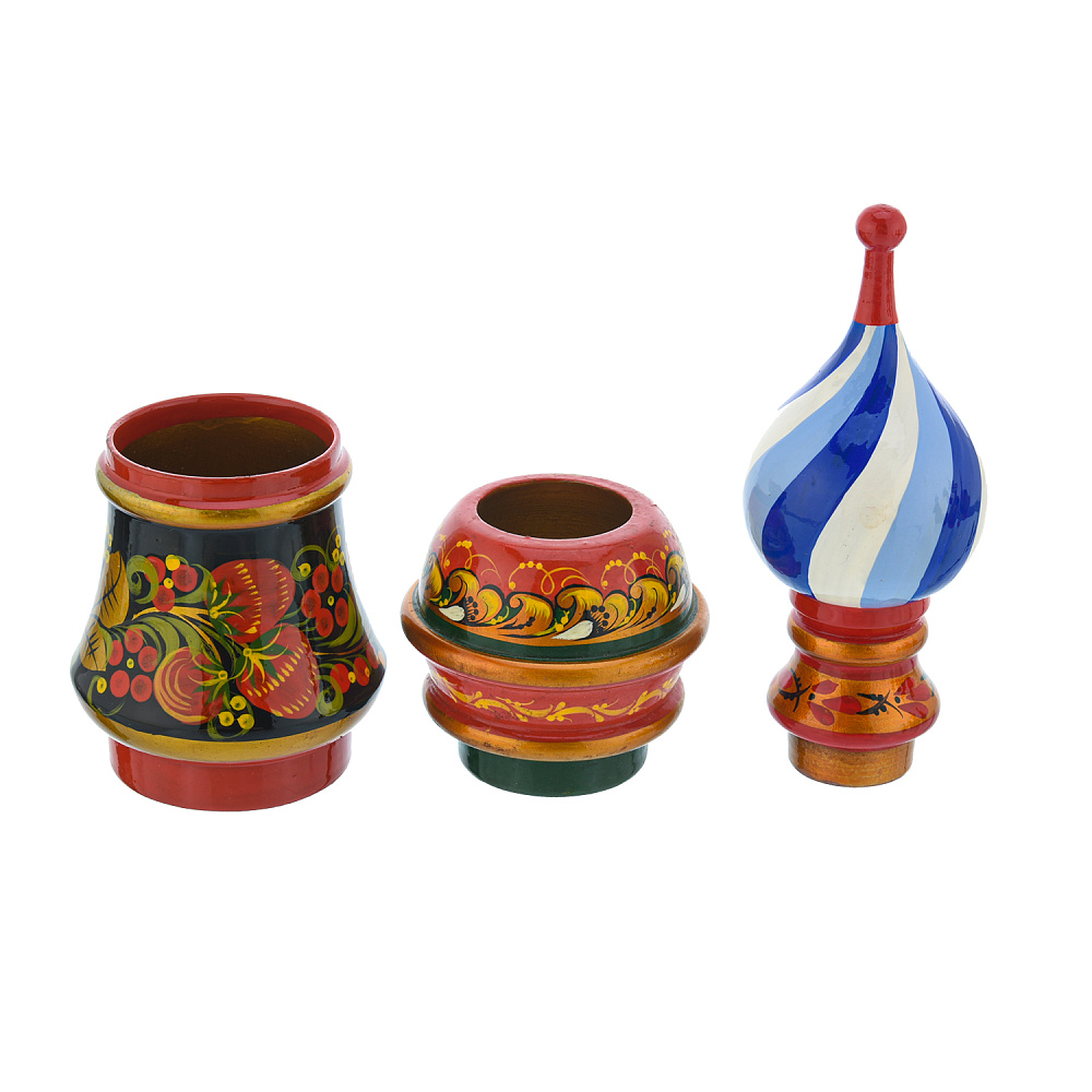 Набор для специй «Купола». Хохлома - интернет магазин Русь Велика я фото 3