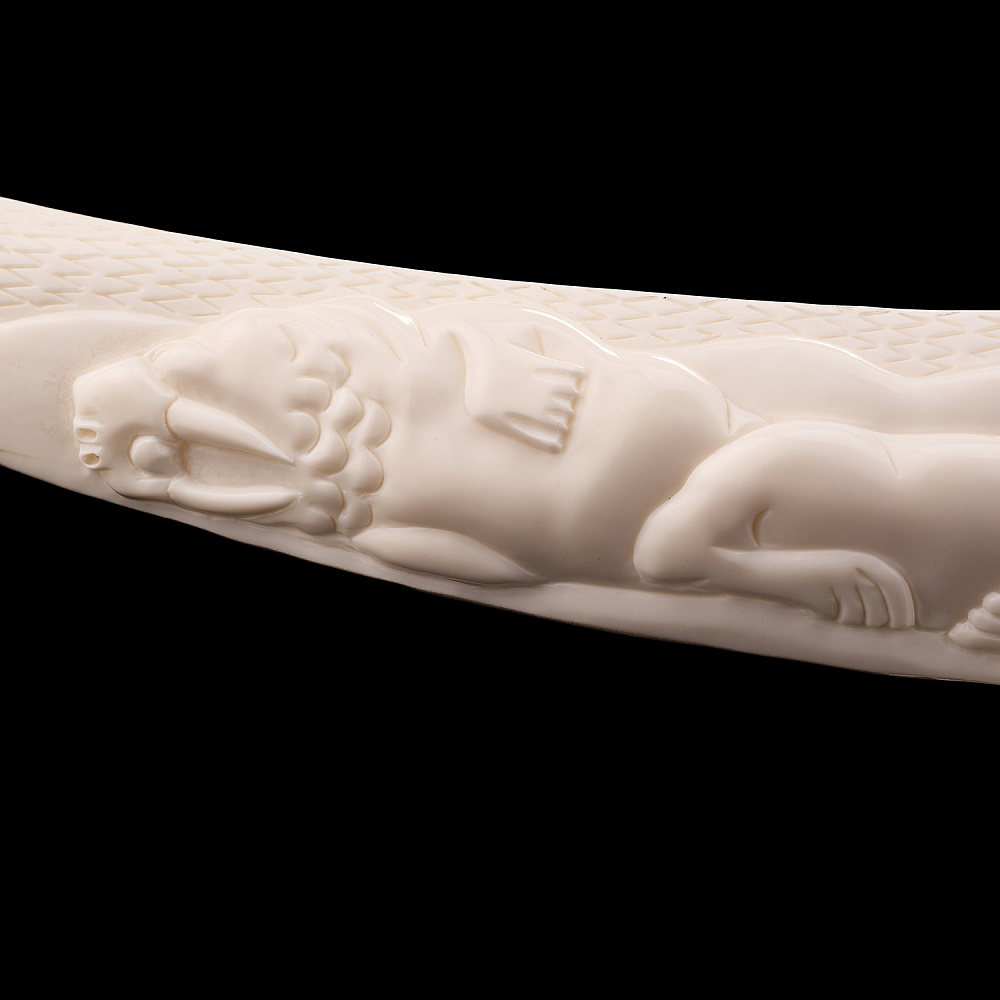 Настольная композиция из кости «Моржи и тюлени» - интернет магазин Русь Велика я фото 3