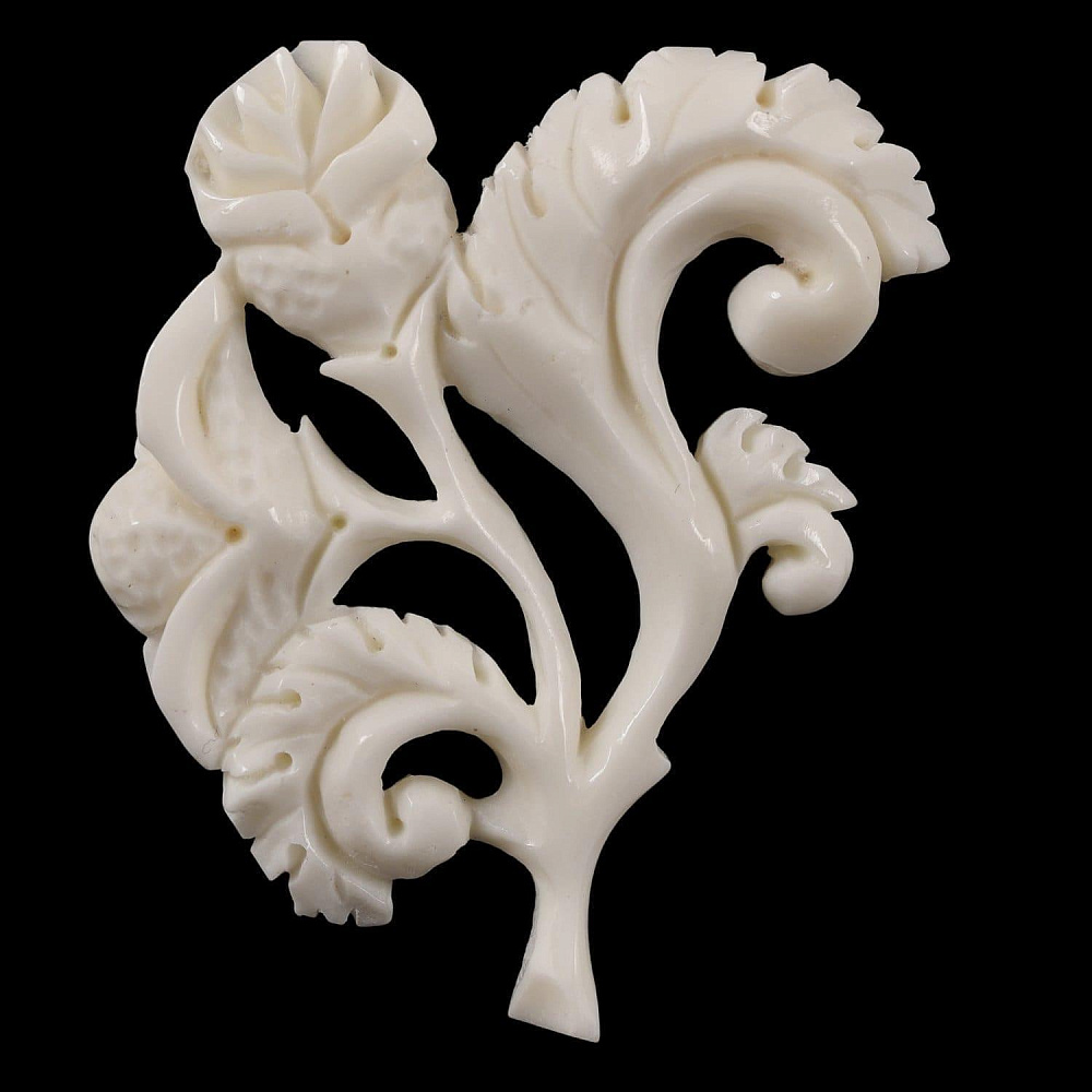 Брошь из рога лося «Цветы» - интернет магазин Русь Велика я фото 6