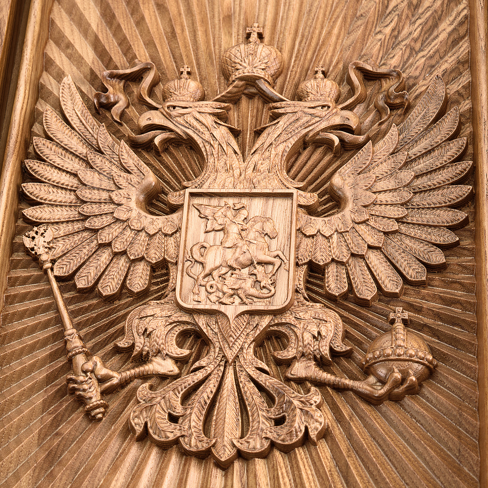 Русское лото в резной шкатулке из ясеня «Герб РФ» - интернет магазин Русь Велика я фото 3