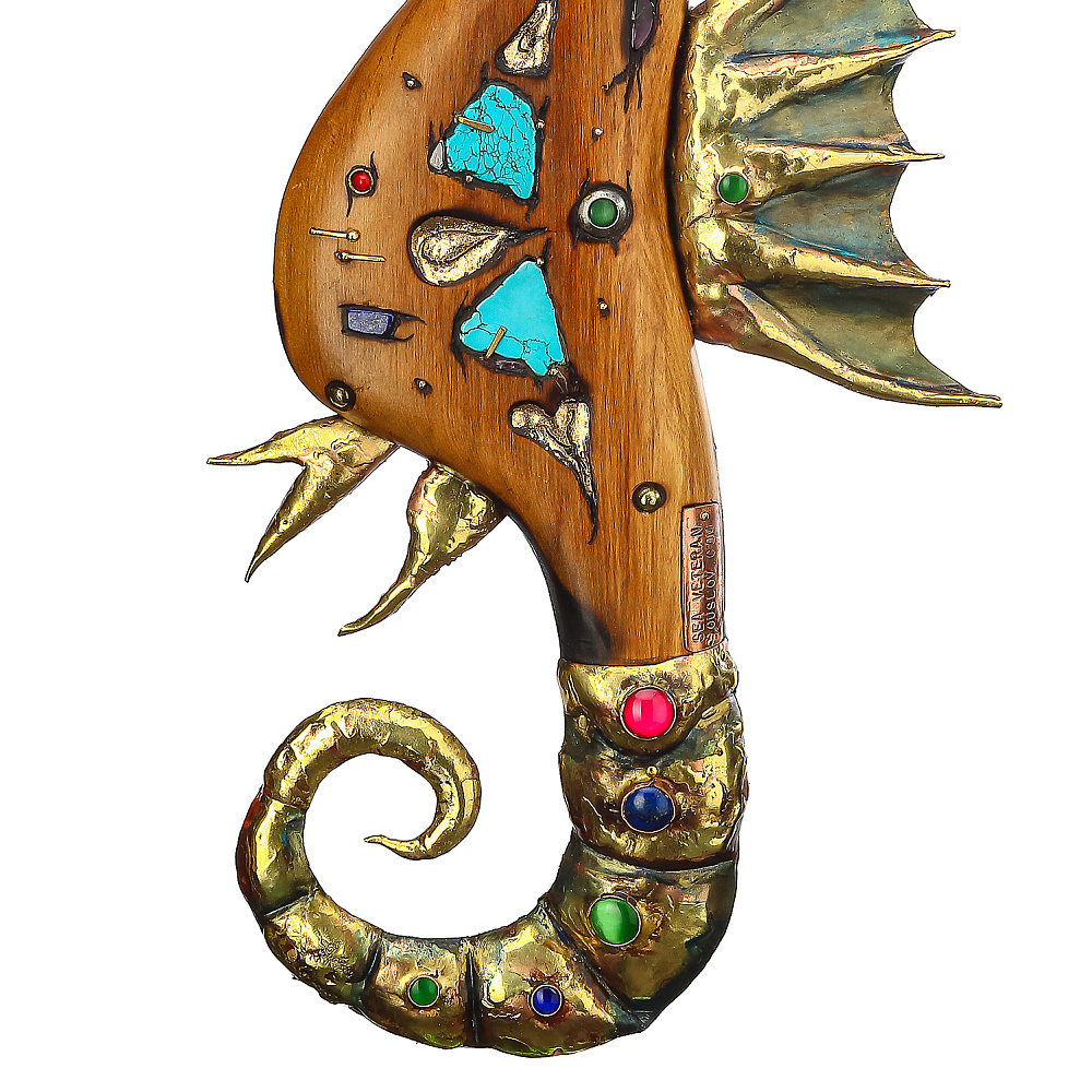 Бронзовая скульптура «Морской конек» - интернет магазин Русь Велика я фото 2