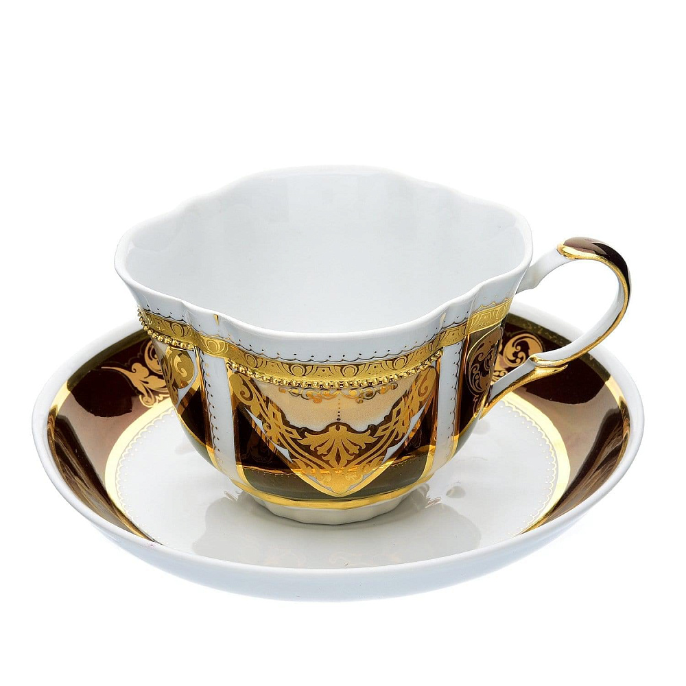 Самовар электрический «Спасская башня». Фарфор. 5 л. с чашками, чайником и сахарницей - интернет магазин Русь Велика я фото 5