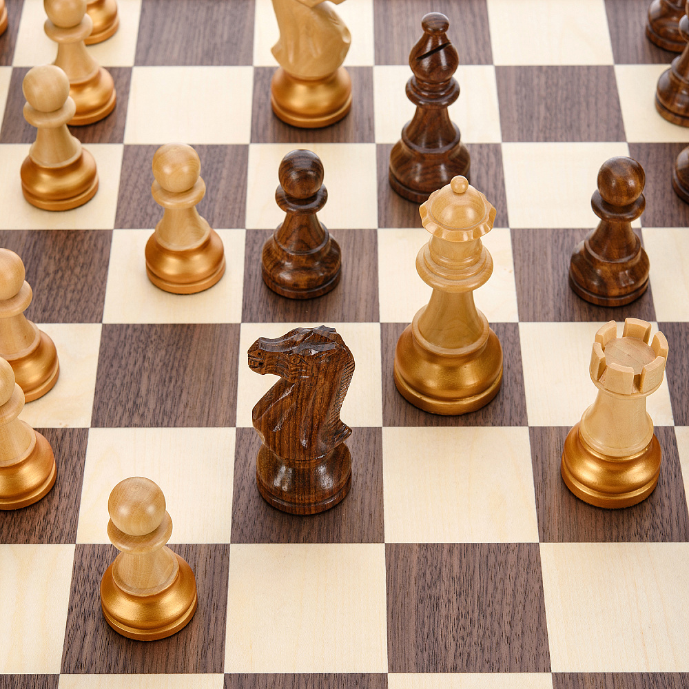 Шахматный ларец с деревянными фигурами 47х47 см - интернет магазин Русь Велика я фото 6