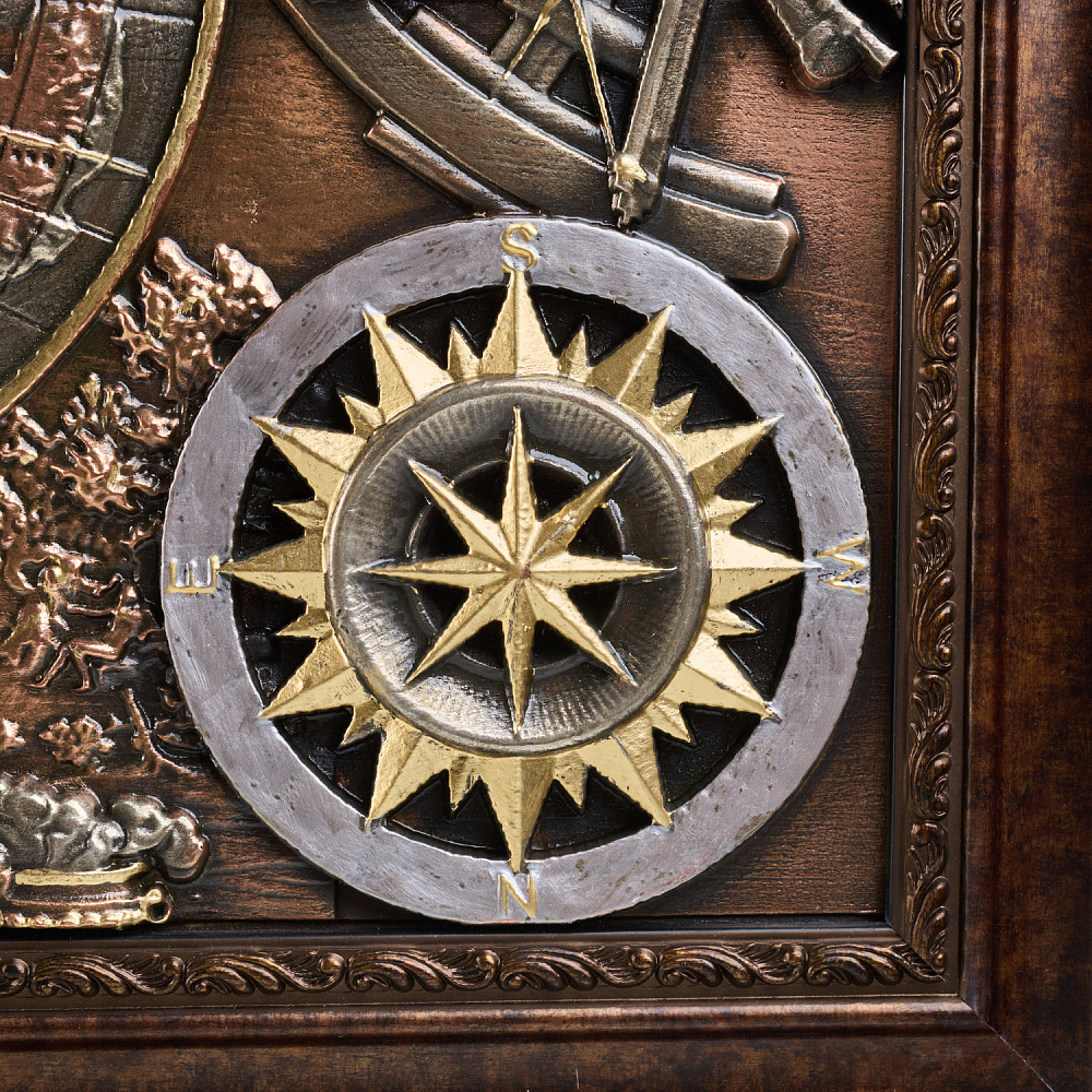 Панно «Карта мира» 100х54 см - интернет магазин Русь Велика я фото 4