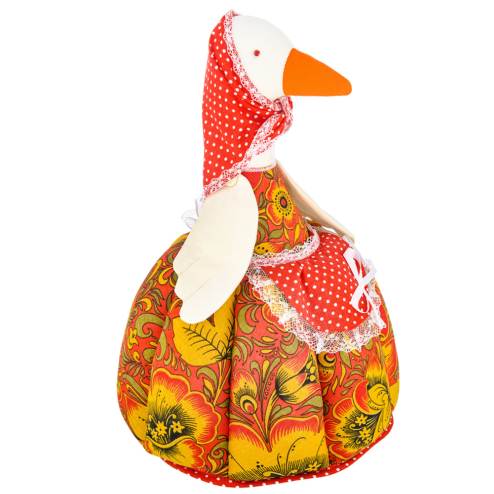 Грелка на чайник «Гусочка Хохлома» - интернет магазин Русь Велика я фото 1