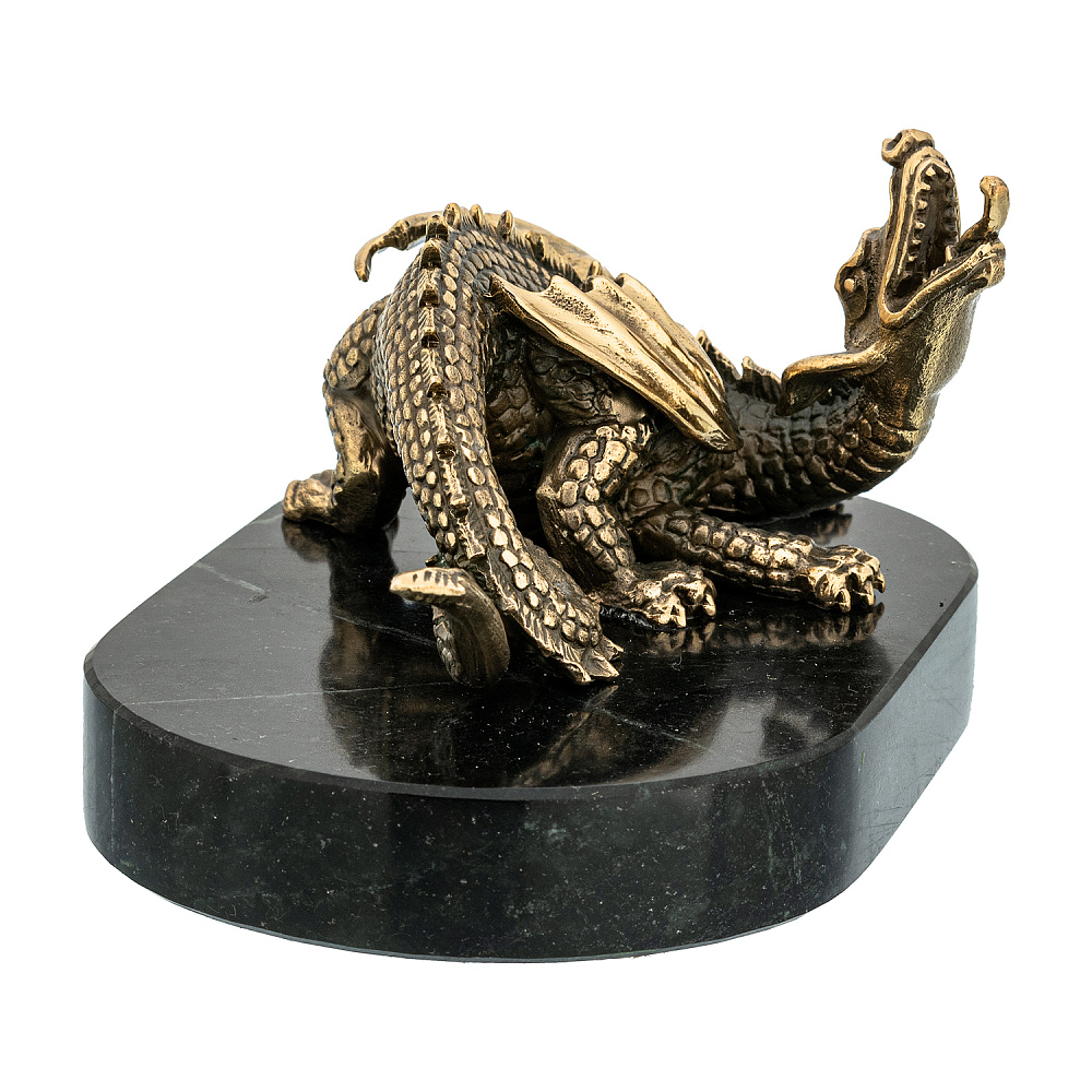 Бронзовая статуэтка «Западный дракон» - интернет магазин Русь Велика я фото 3