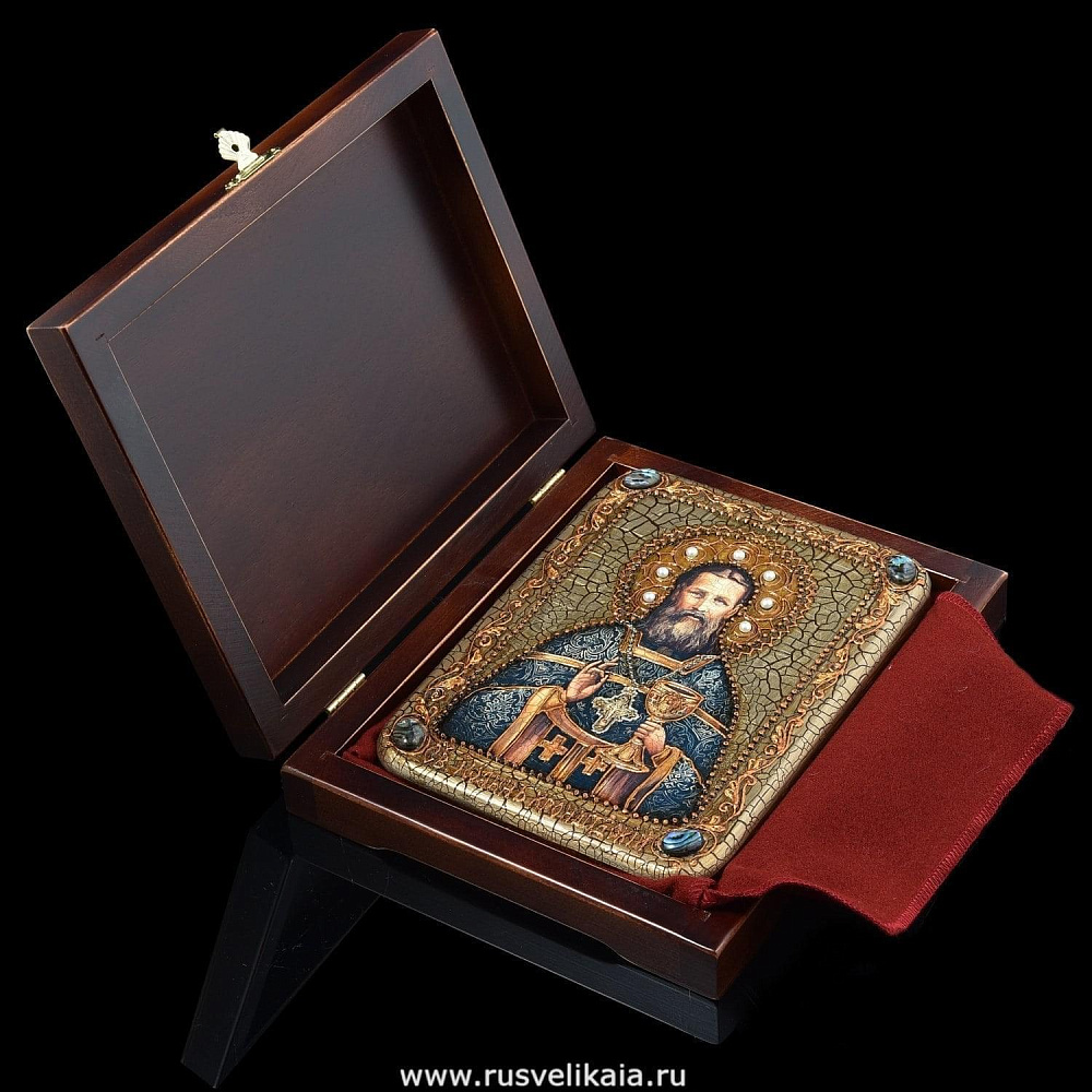 Икона «Святой праведный Иоанн Кронштадтский» 21 х 29 см - интернет магазин Русь Велика я фото 3