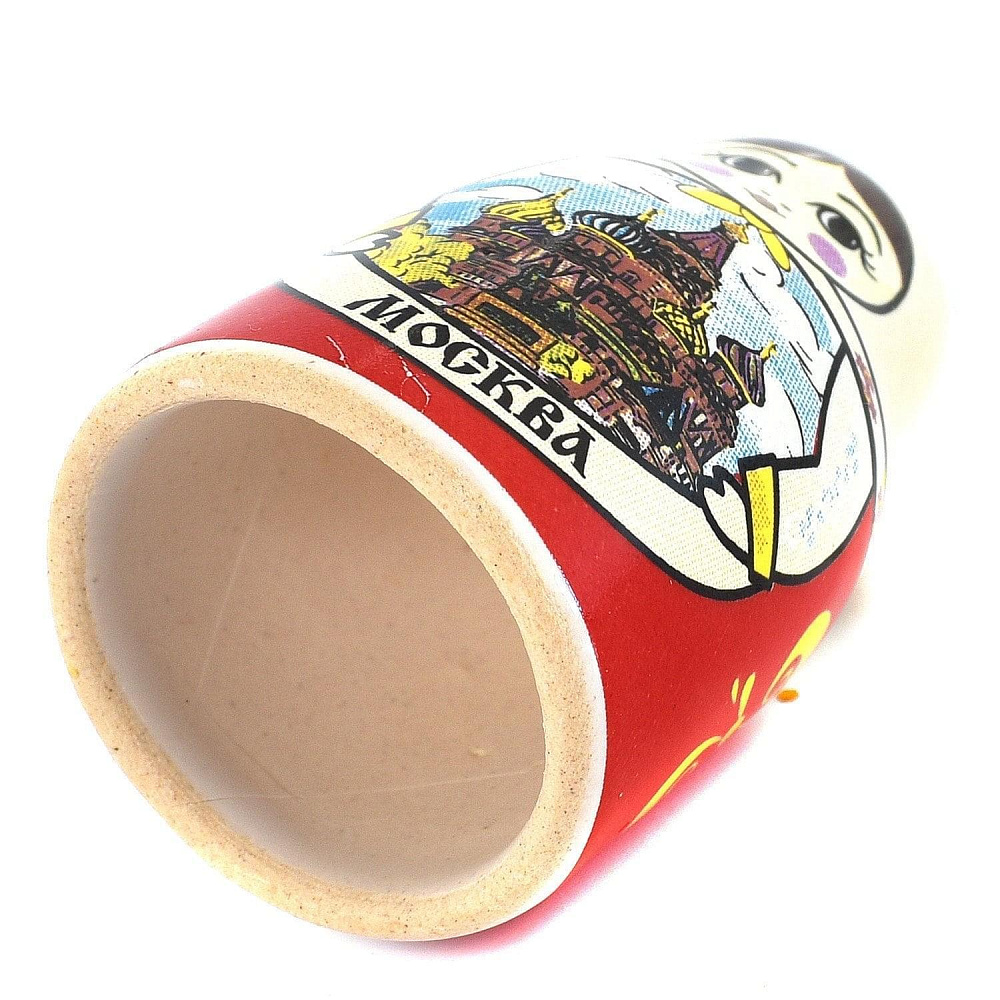 Наперсток керамический «Матрешка. Виды Москвы» (в ассортименте) - интернет магазин Русь Велика я фото 1