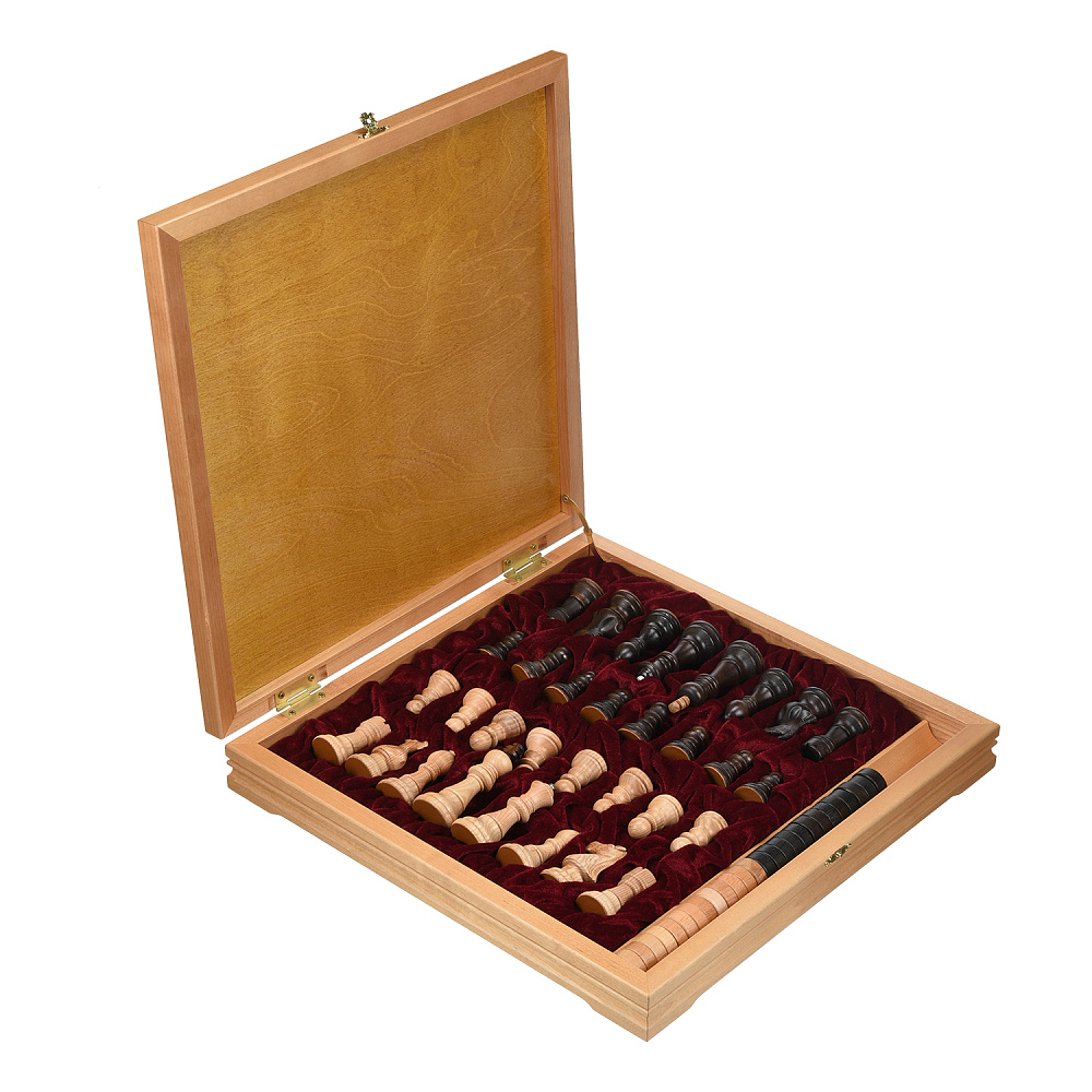 Шахматы-шашки деревянные «Стандартные» 43х43 см - интернет магазин Русь Велика я фото 9