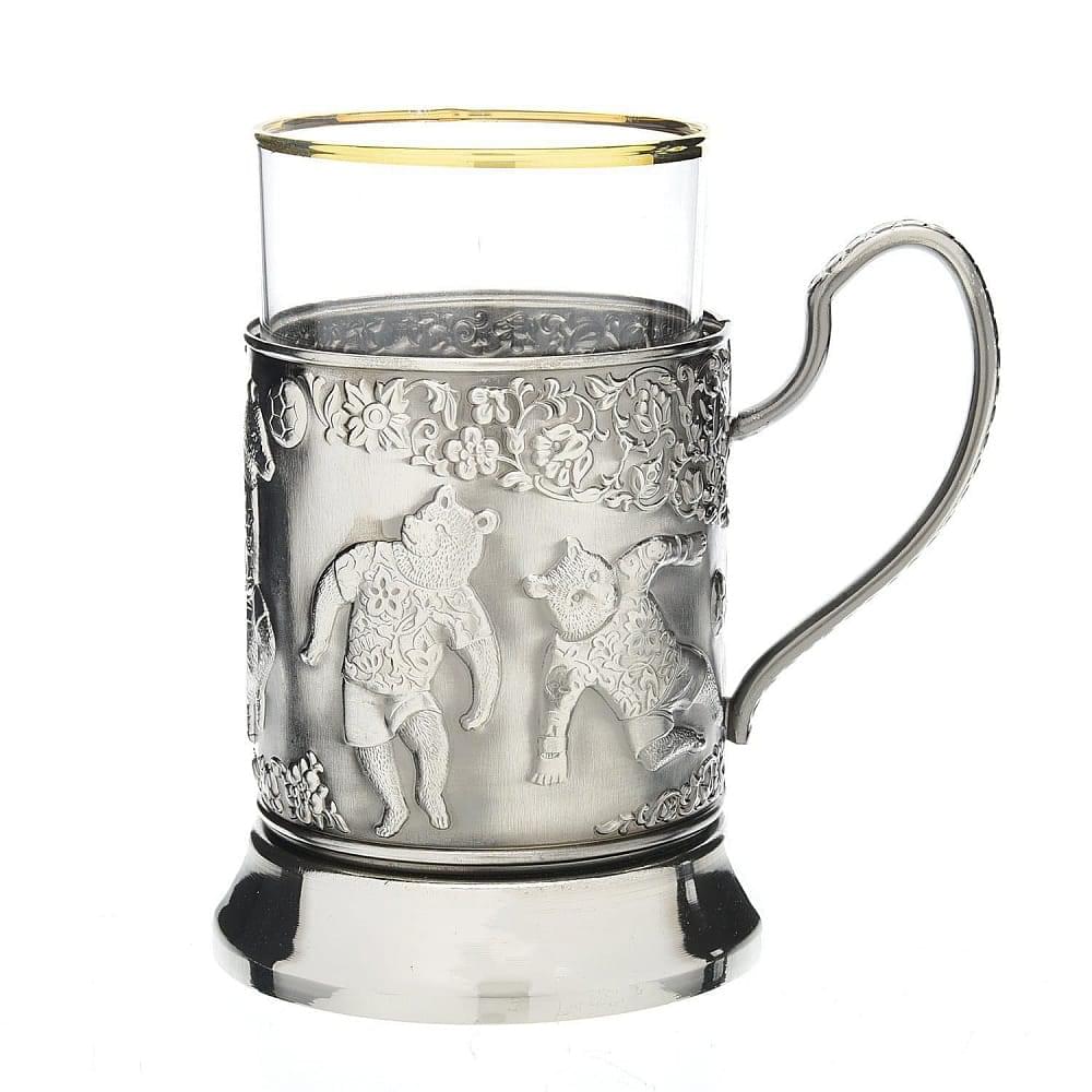 Подстаканник «Мишки-футболисты» - интернет магазин Русь Велика я фото 1