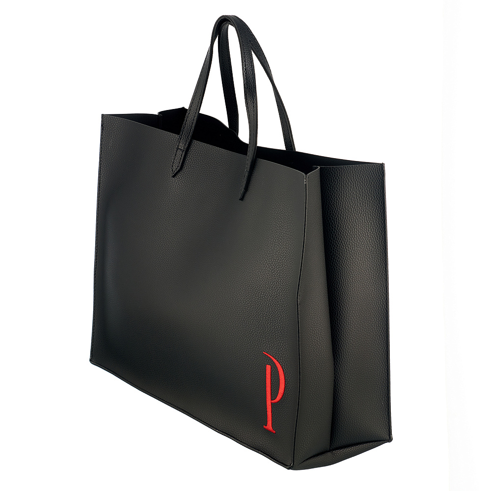 Подарочный пакет из экокожи «Р» 42х32х15 см - интернет магазин Русь Велика я 