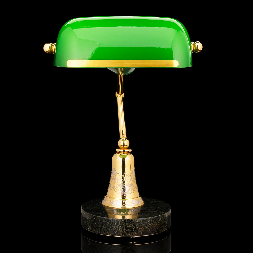 Лампа настольная с позолотой. Златоуст - интернет магазин Русь Велика я фото 2