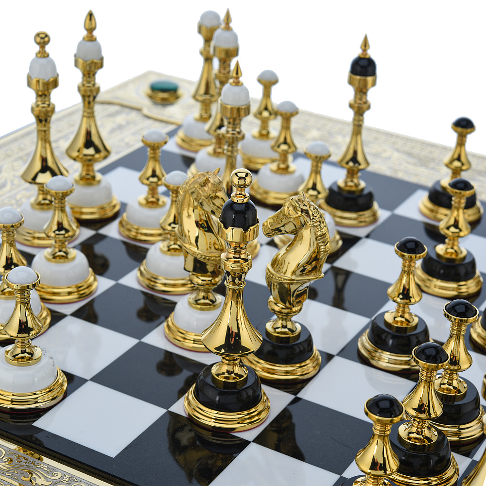 Шахматный ларец «Баталия» 53х53 см. Златоуст - интернет магазин Русь Велика я фото 8