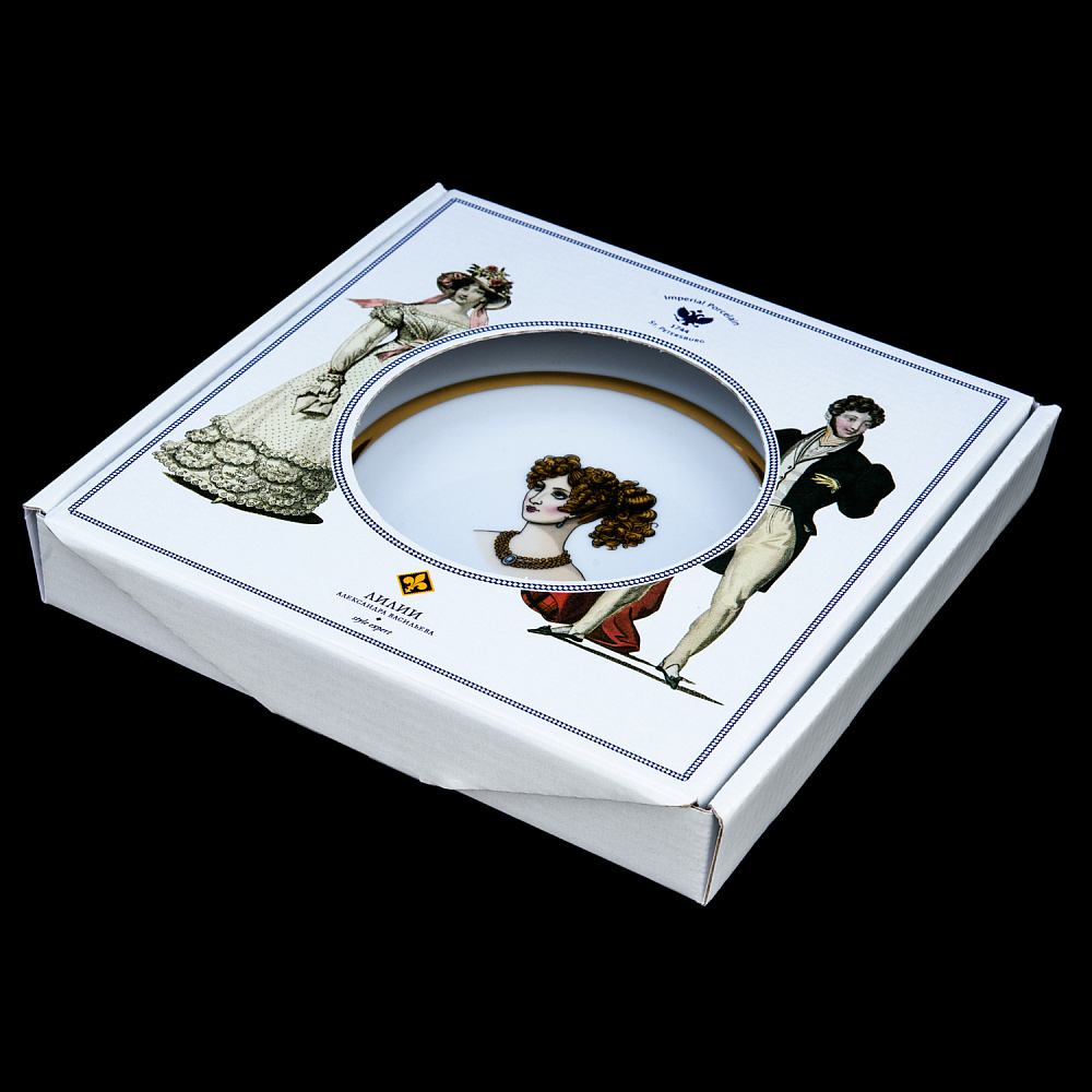 Тарелка мелкая «Modes de Paris». Форма Европейская-2. ИФЗ - интернет магазин Русь Велика я фото 3