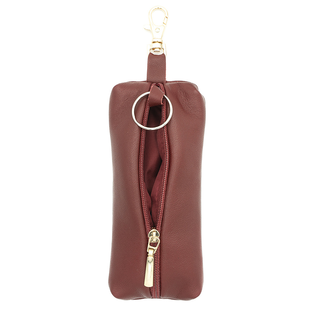 Ключница «Цветок». Бордовая с вышивкой - интернет магазин Русь Велика я фото 3