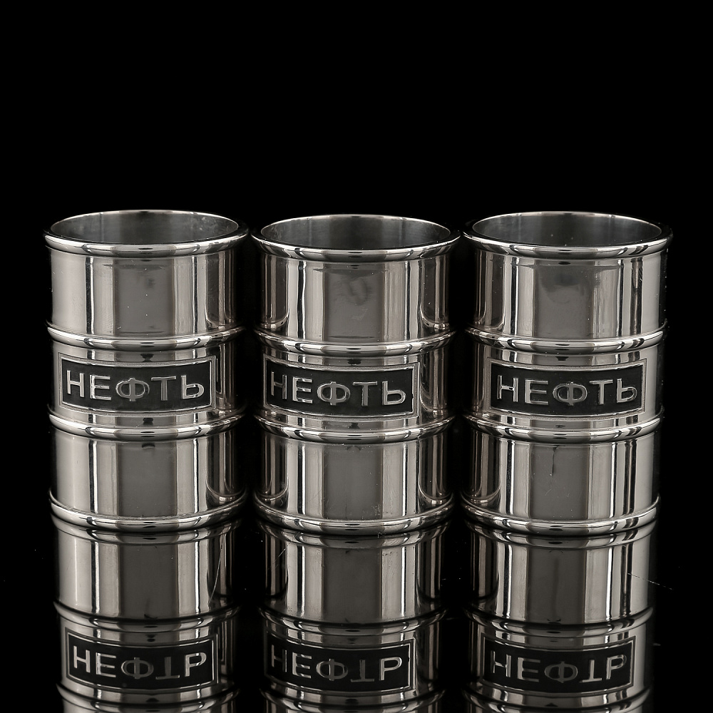 Питейный набор на 3 персоны «Нефть». Златоуст - интернет магазин Русь Велика я фото 5