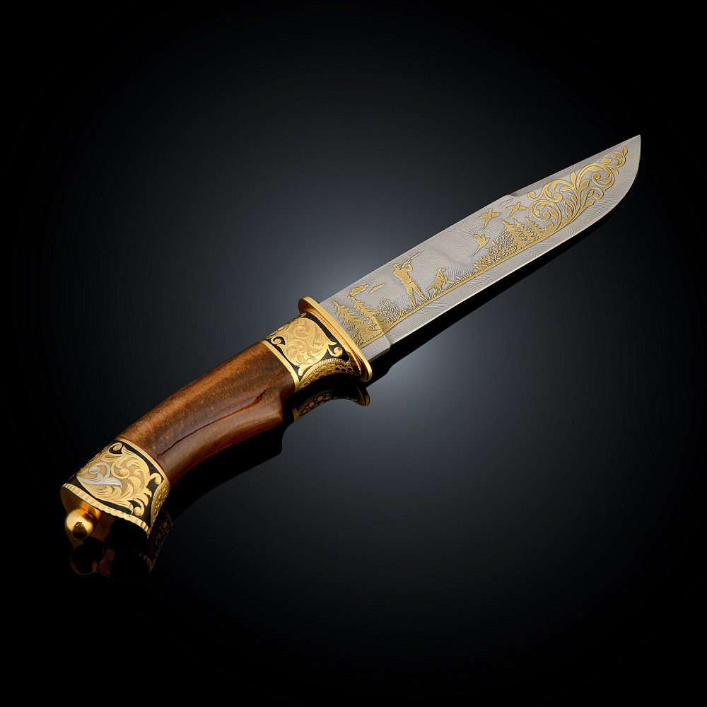 Нож сувенирный «Таежный. Охота». Златоуст - интернет магазин Русь Велика я фото 1