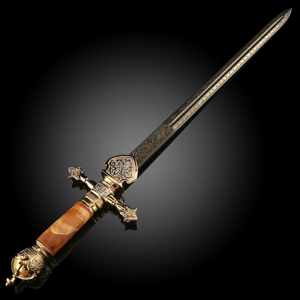 Кортик сувенирный «Царская охота». Златоуст - интернет магазин Русь Велика я фото 3