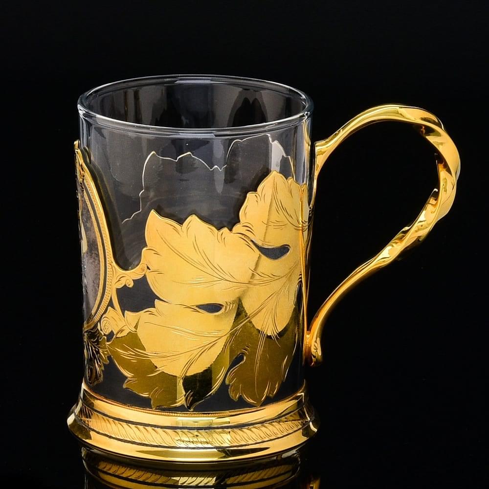 Набор подстаканников на 2 персоны. Златоуст - интернет магазин Русь Велика я фото 4