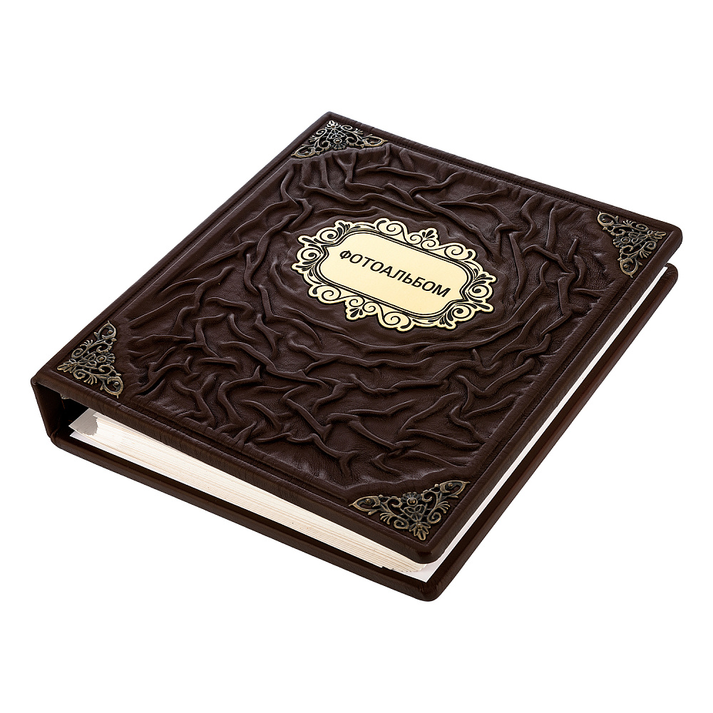 Фотоальбом в кожаном переплете - интернет магазин Русь Велика я фото 2