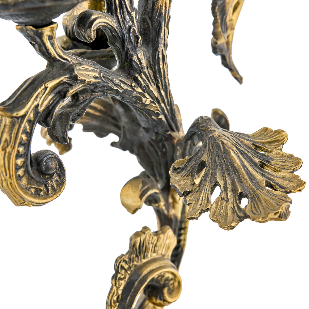 Набор из двух трехрожковых канделябров из натурального камня - интернет магазин Русь Велика я фото 3