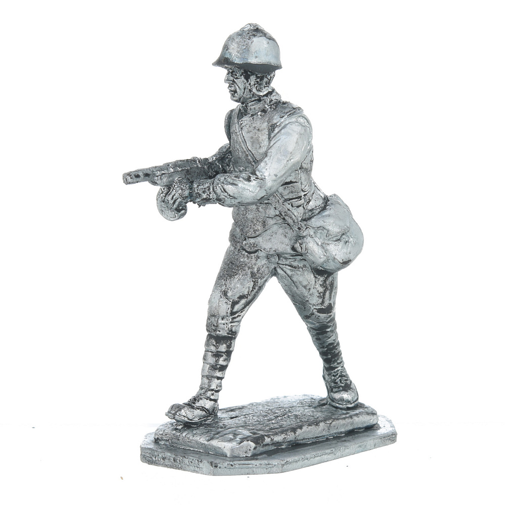 Оловянная миниатюра. Солдатик «Рядовой в стальном нагруднике» - интернет магазин Русь Велика я фото 1