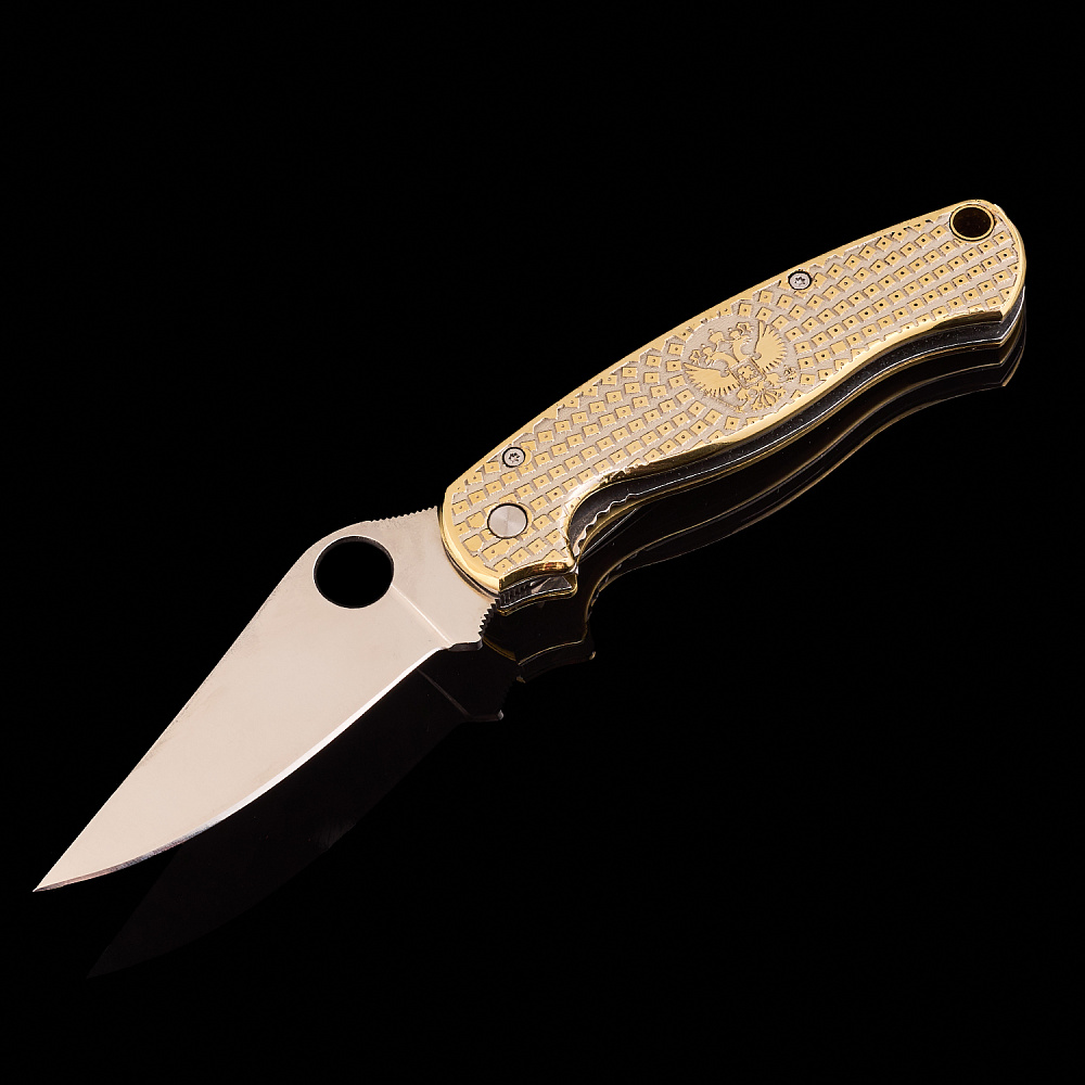 Нож сувенирный складной «Герб РФ». Златоуст - интернет магазин Русь Велика я фото 1