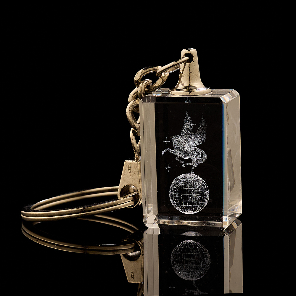 Лошадь Символ 2026 года. Лазерная графика. Брелок «Пегас» - интернет магазин Русь Велика я фото 1