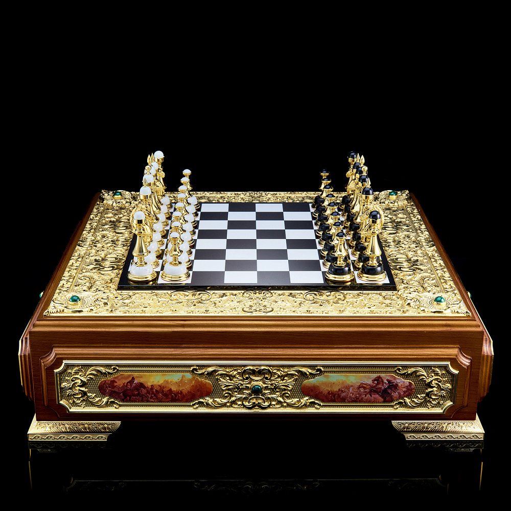 Шахматы из натурального камня «Баталия» Златоуст - интернет магазин Русь Велика я фото 8