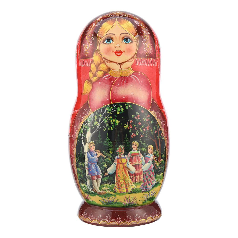 Матрешка «Гуляние. Лето» 10 мест - интернет магазин Русь Велика я фото 1