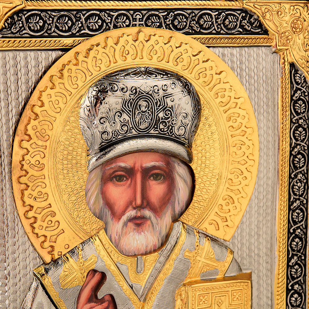 Икона «Николай Чудотворец» 23 х 26,5 см - интернет магазин Русь Велика я фото 4