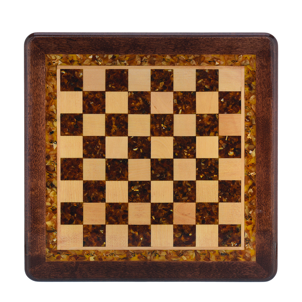 Шахматы с янтарными фигурами 41х41 см - интернет магазин Русь Велика я фото 7