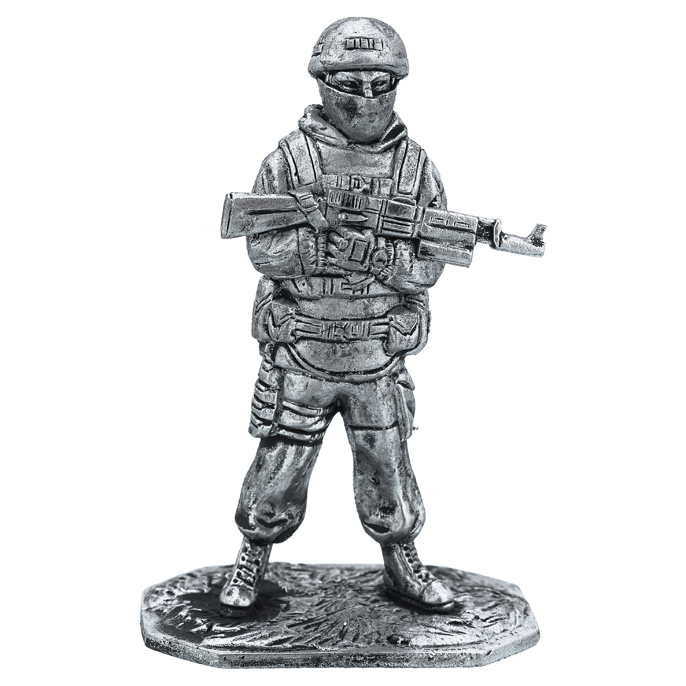 Оловянная миниатюра «Вежливый боец» - интернет магазин Русь Велика я 