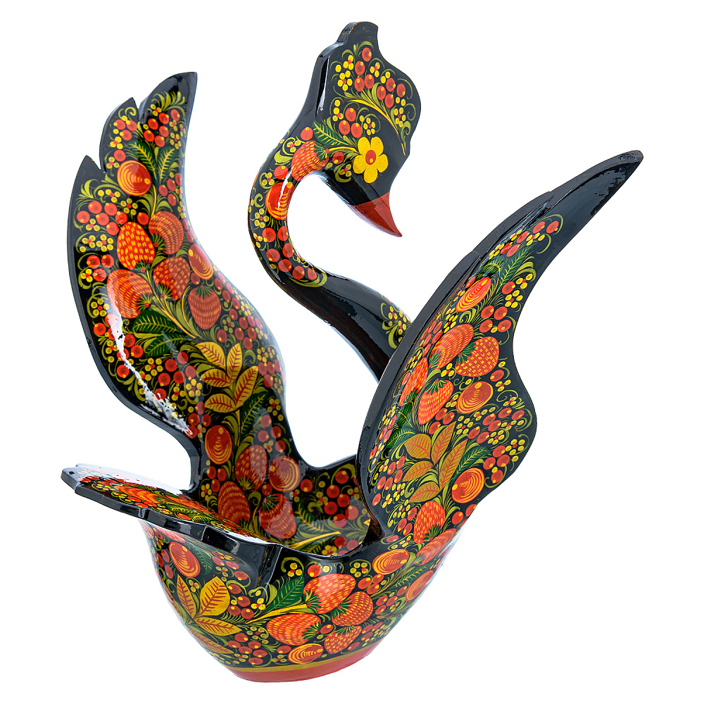 Братина «Лебедь». Хохлома - интернет магазин Русь Велика я фото 2