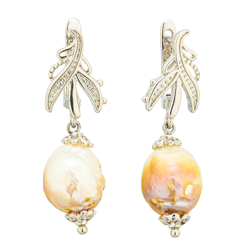 Серьги «Жемчужный сад». Жемчуг - интернет магазин Русь Велика я 