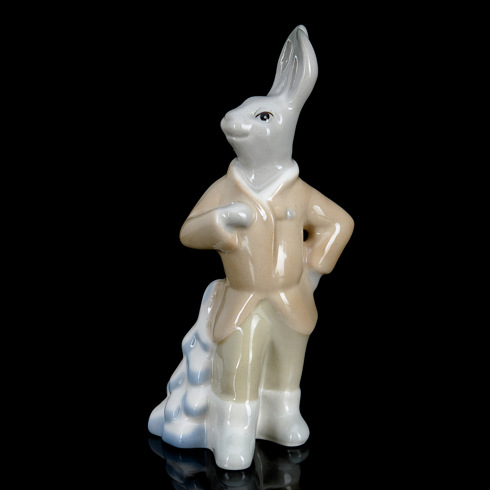 Статуэтка «Заяц с елкой». ИФЗ - интернет магазин Русь Велика я 