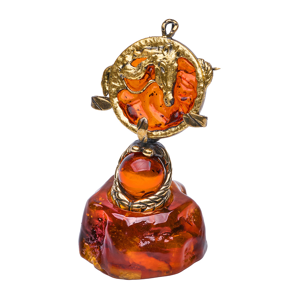 Лошадь Символ 2026 года. Брошь-кулон «Мой конь всегда со мной» - интернет магазин Русь Велика я 