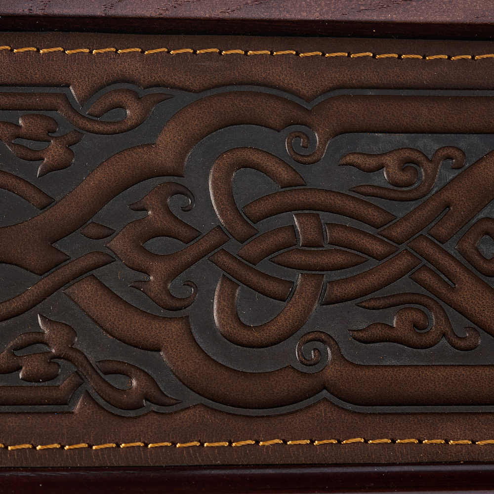 Панно «Крест кабинетный. Николай Чудотворец» 44х44 см - интернет магазин Русь Велика я фото 4