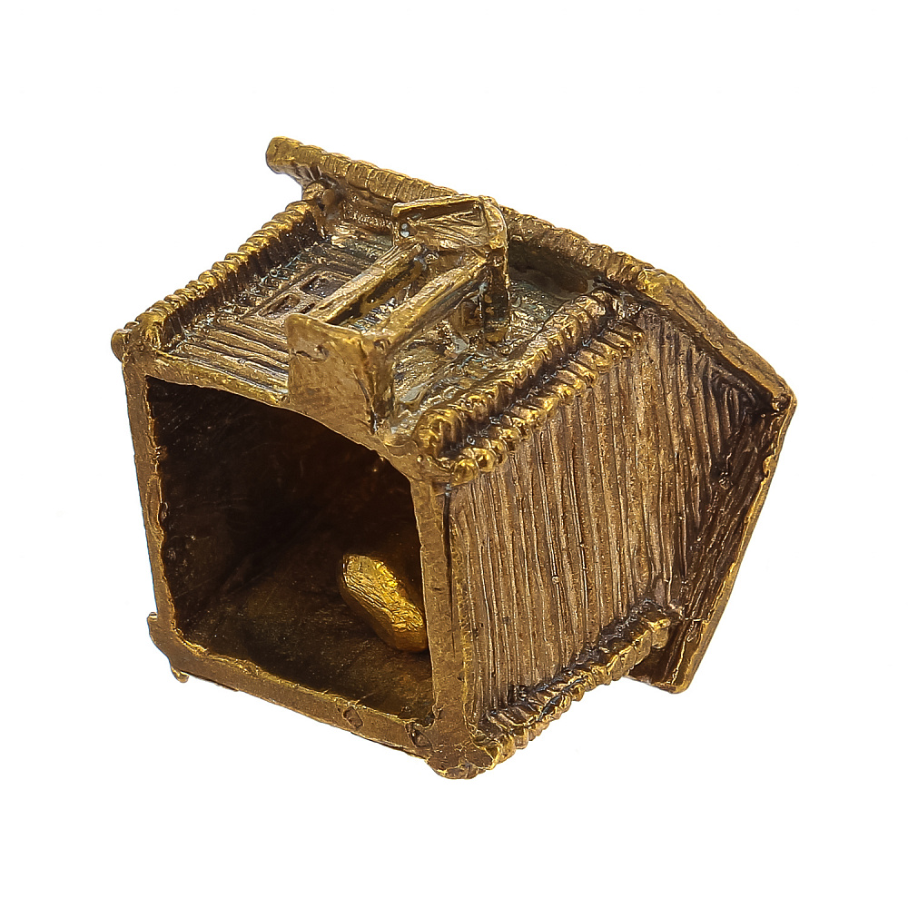 Бронзовый колокольчик «Избушка» - интернет магазин Русь Велика я фото 4