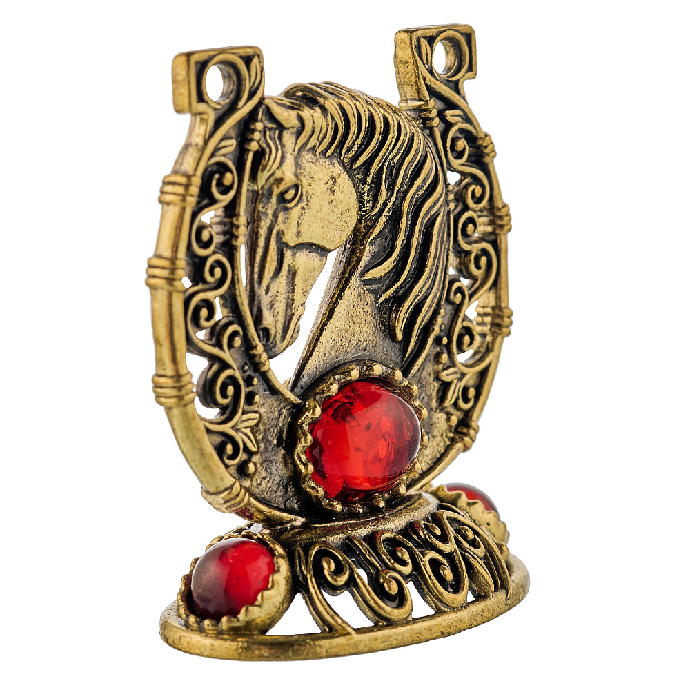 Лошадь Символ 2026 года. Статуэтка «Подкова» - интернет магазин Русь Велика я фото 2