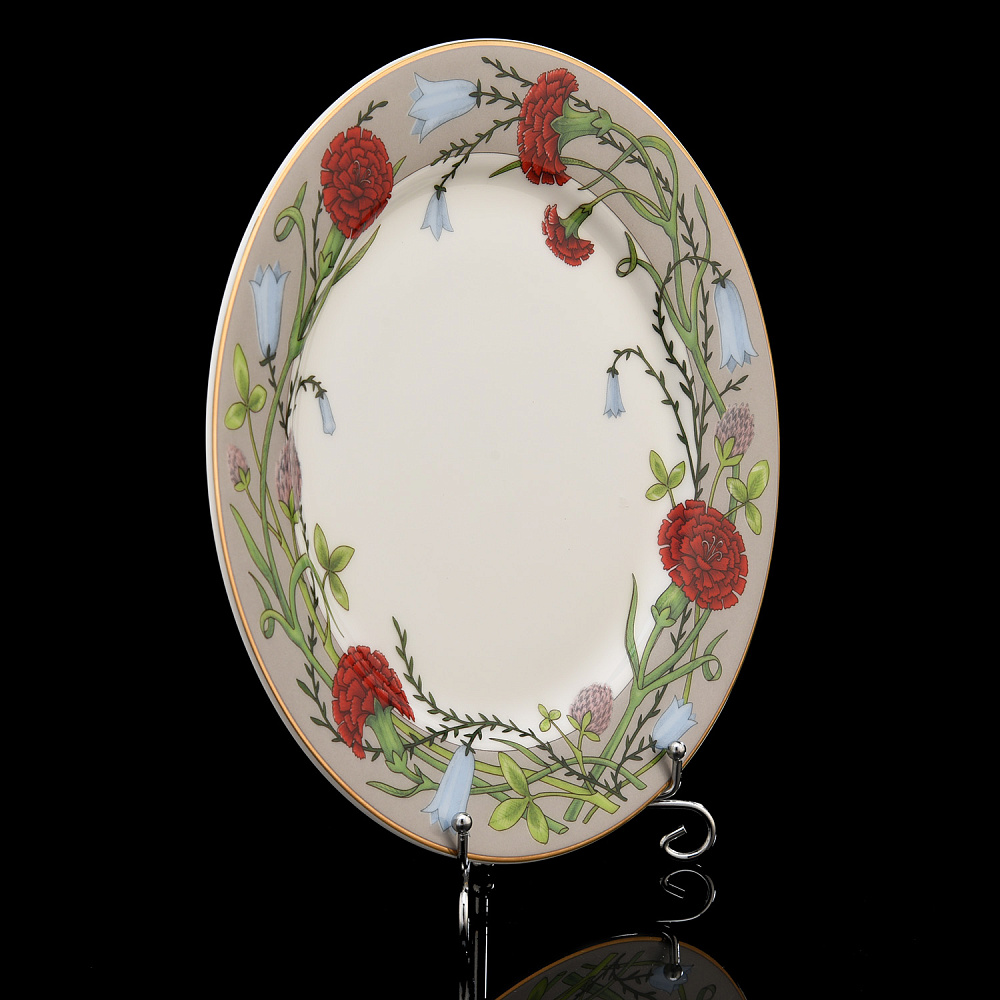 Тарелка плоская «Сад Алисы». Форма Стандартная-2. ИФЗ - интернет магазин Русь Велика я фото 2