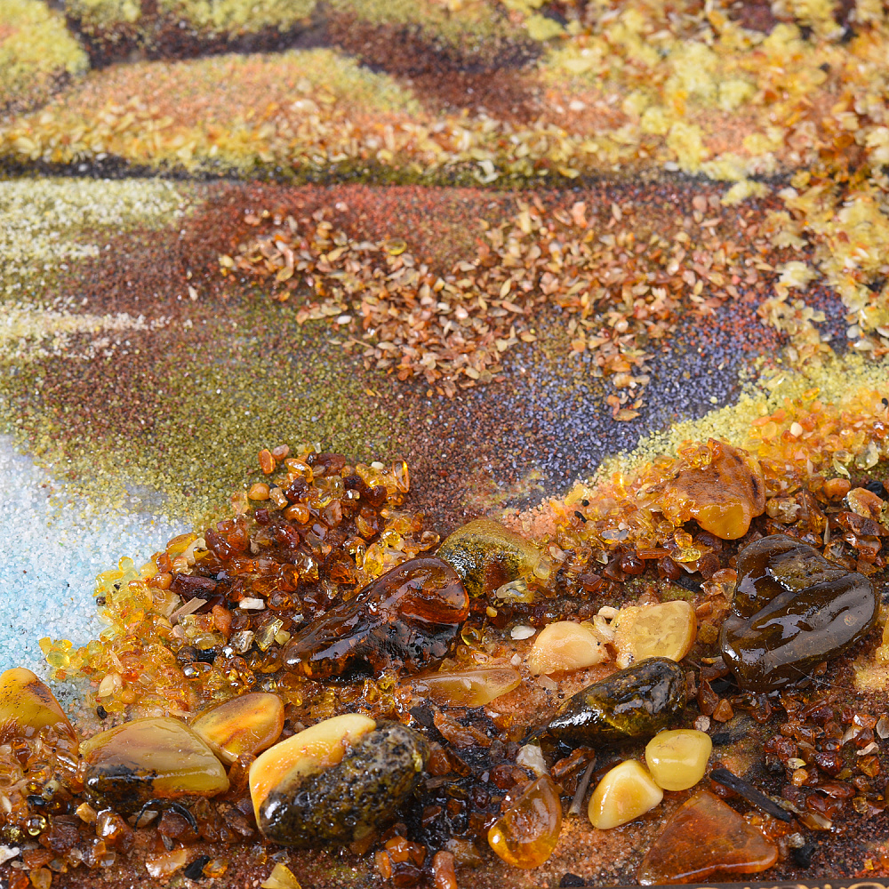 Картина янтарная «Ясный день» 30х40 см - интернет магазин Русь Велика я фото 3