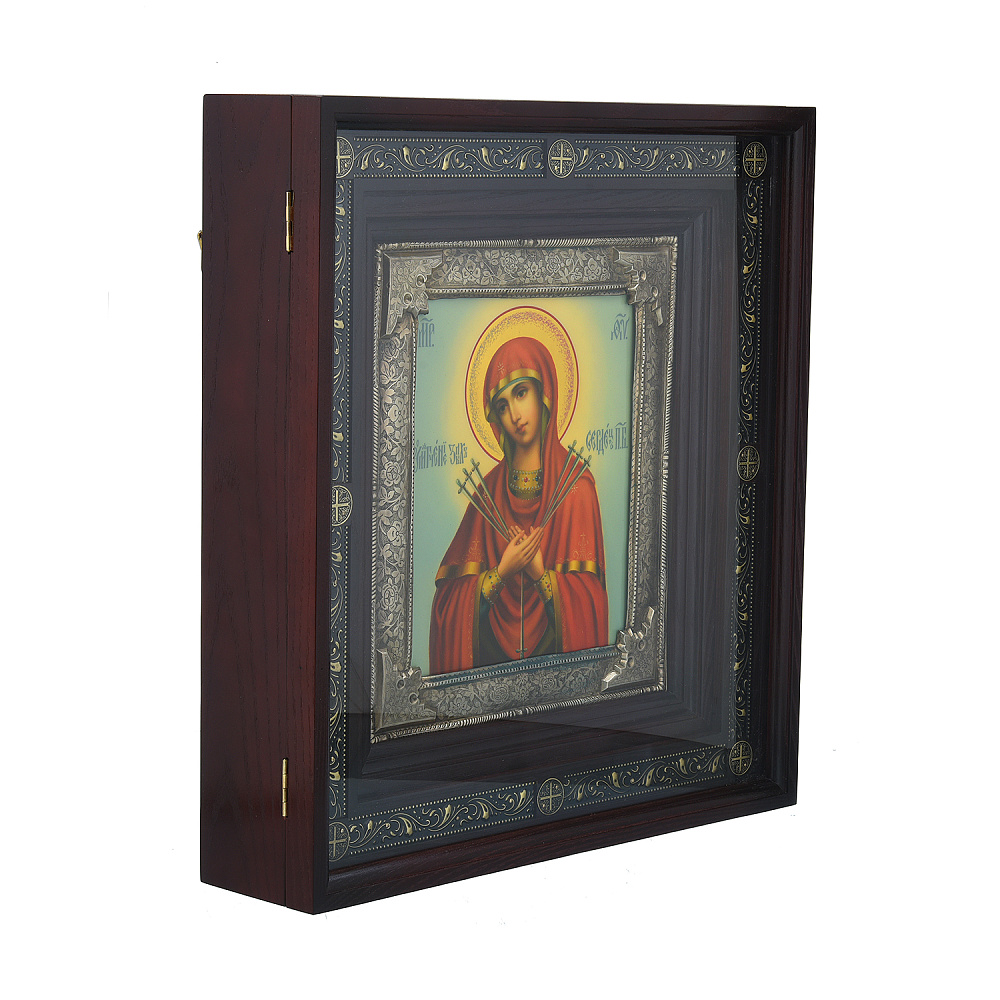Икона в киоте «Божья Матерь Умягчение злых сердец» 44х48 см - интернет магазин Русь Велика я фото 1