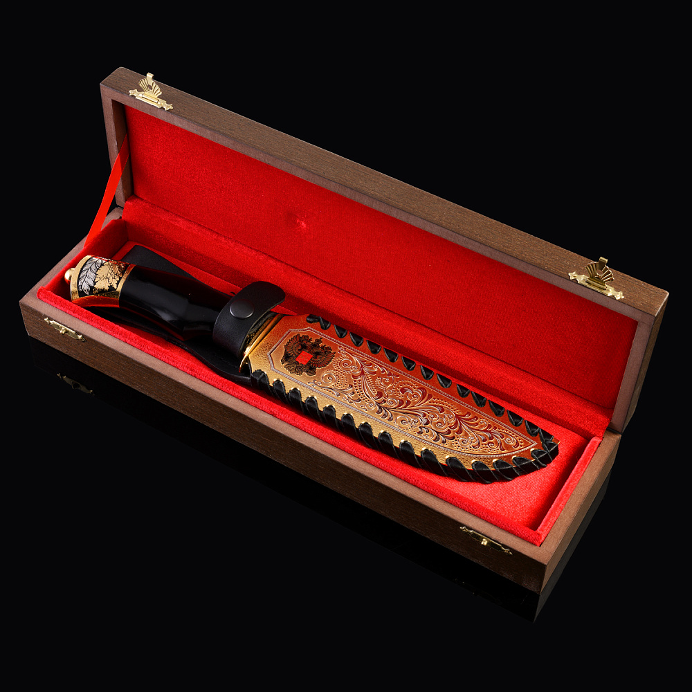 Нож сувенирный «Герб РФ». Златоуст - интернет магазин Русь Велика я фото 4